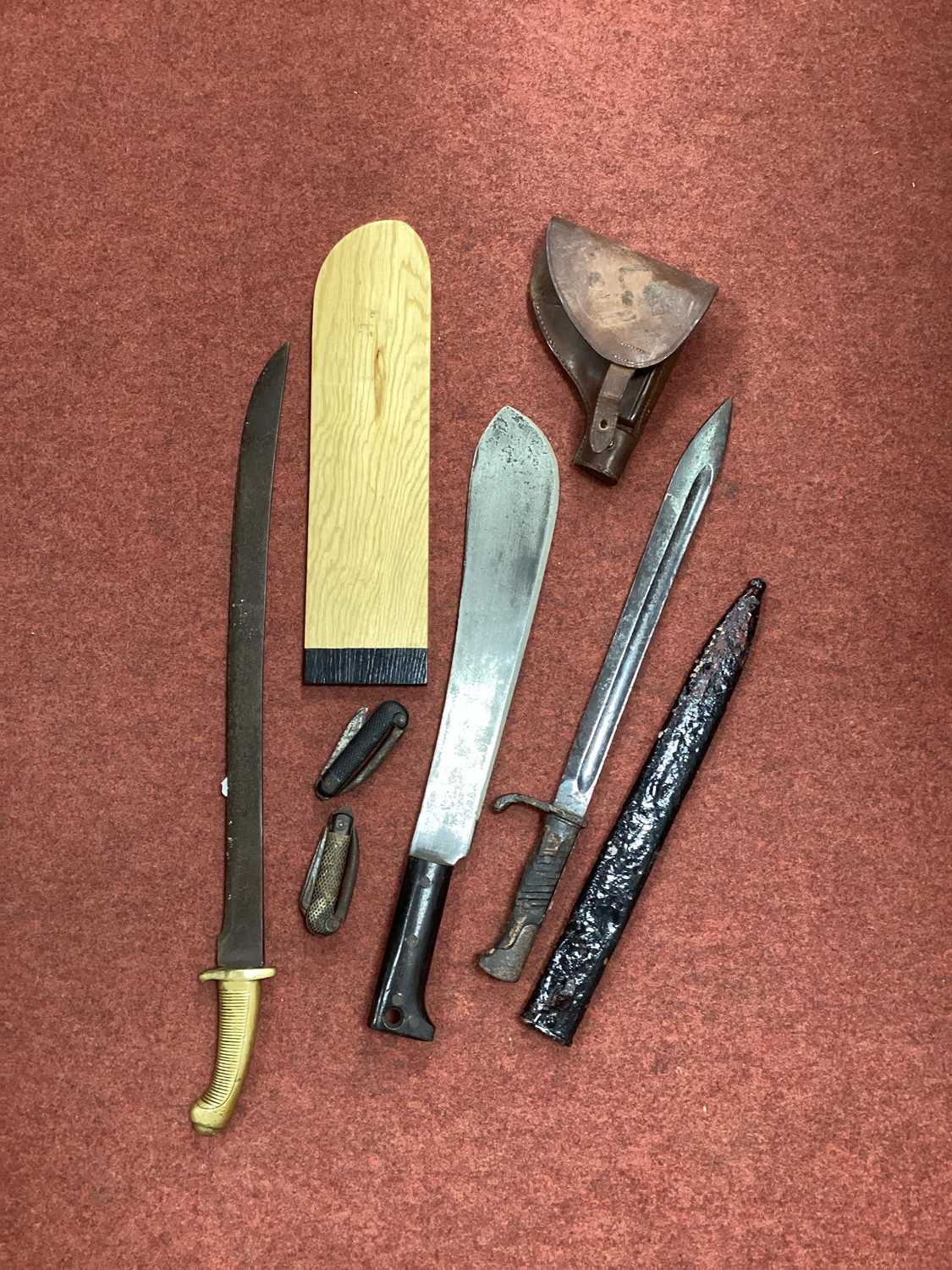Lot 410 - WWI German Model 1898/05 'Butcher Knife'...