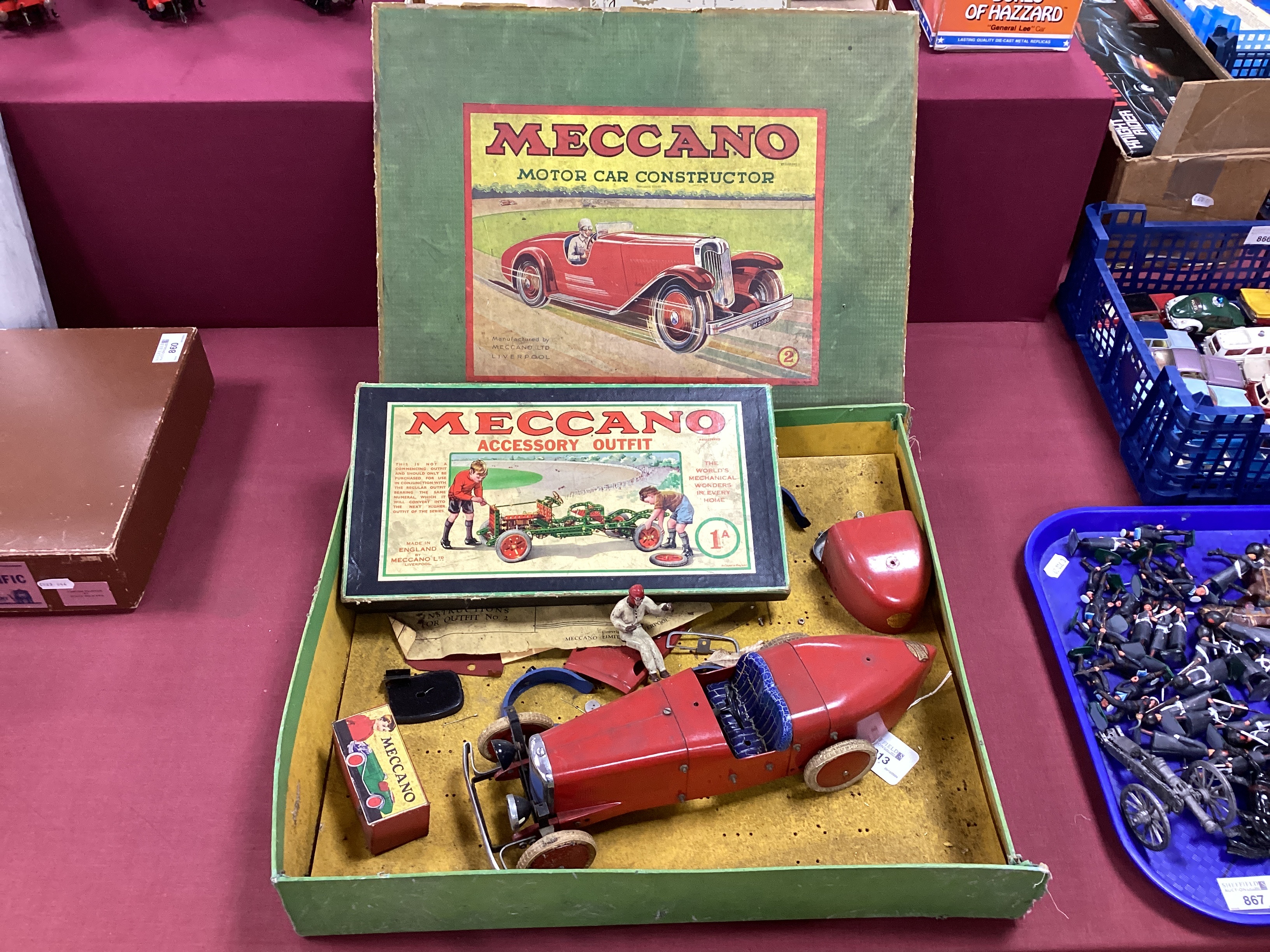 Jouet Mécano CONSTRUCTOR - Stock 1950 - Neuf, Jamais Utilisé