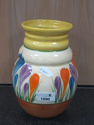 Lot 1090 - A Newport Pottery Bizarre Clarice Cliff Vase,...