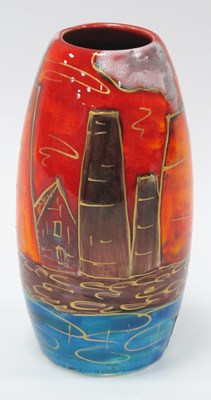 Lot 1236 - Anita Harris Potteries Past Skittle Vase H17cm,...