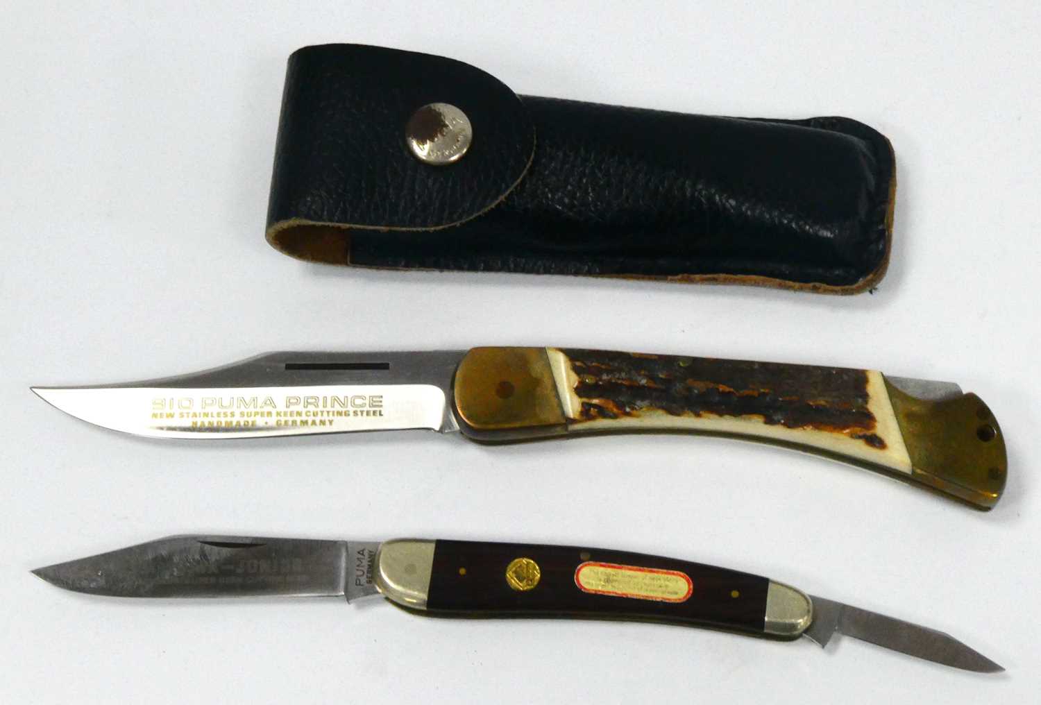 Lot 1348 - A Puma Prince Model 910 Hunting Knife, serial...