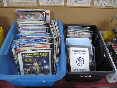 Lot 654 - Sheffield Wednesday Programmes including FA...