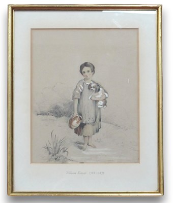 Lot 1182 - ATTRIBUTED TO WILLIAM SHAFER (1788-1879) Girl...