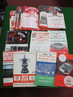Lot 867 - Manchester United Programmes - F.A. Cup Finals...