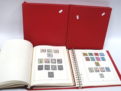 Lot 1411 - Stamps: Two Deluxe Albums, containing mint and...
