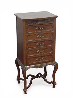Lot 1539 - An Early XX Century Mahogany Music Cabinet,...
