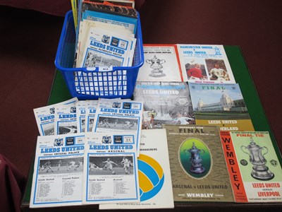 Lot 852 - Leeds United Programmes - F.A. Cup Finals -...