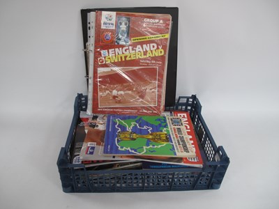 Lot 968 - Euro 96 Programmes (x 7). Three England Group '...