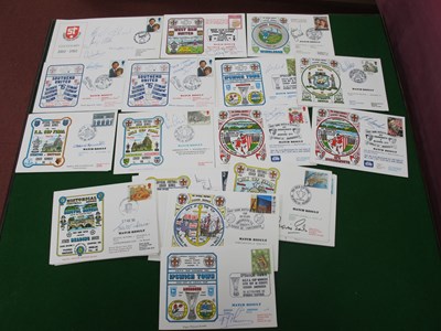 Lot 789 - Autographed Official Football Covers - Wark,...