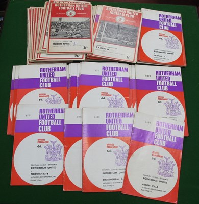 Lot 872 - Rotherham United Home Programmes 1967-8 (25)...