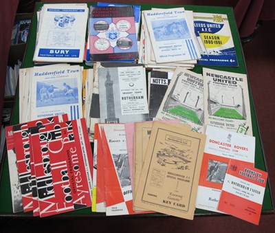 Lot 871 - Rotherham United Away Programmes 1960s,...