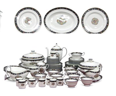 Lot 1027 - A Wedgwood Porcelain Dinner Service, decorated...
