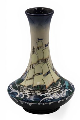 Lot 1058 - A Moorcroft Pottery Vase, in the 'Launching...
