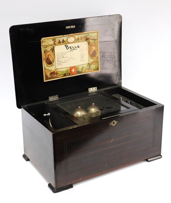 Lot 1275 - A XIX Century Rosewood and Ebonised Swiss...