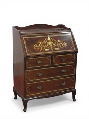 Lot 1570 - An Early XX Century Mahogany Bureau...