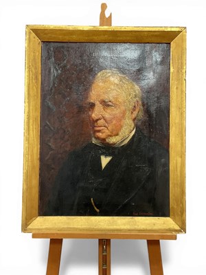 Lot 1163 - FREDERICK SWYNNERTON (1858-1918) Portrait of...