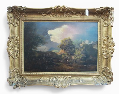 Lot 1152 - ENGLISH SCHOOL (XIX Century) Horse and Cart in...