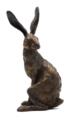 Lot 1319 - A Paul Jenkins Cold Cast Bronze Model of a...