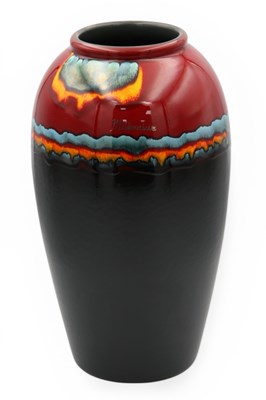 Lot 1031 - A Poole Pottery 'Millennium' Vase, of ovoid...
