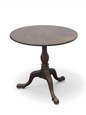 Lot 1588 - A XVIII Century Mahogany Pedestal Table, with...