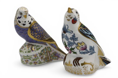 Lot 1093 - A Royal Crown Derby Porcelain Paperweight,...