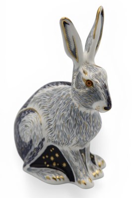Lot 1092 - A Royal Crown Derby Porcelain Paperweight,...