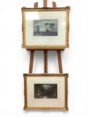 Lot 1168 - WILLIAM MANNERS (exh 1890-1920), Moonlit...