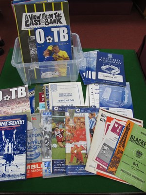 Lot 810 - Sheffield Wednesday 1960s Programmes,...
