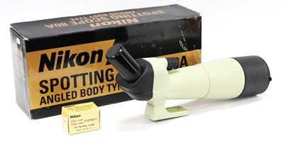 Lot 1261 - Nikon Spotting Scope 80A, angled body type,...