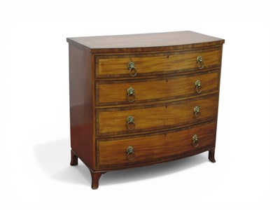 Lot 1549 - An Early XIX Century Mahogany Bow Fronted...