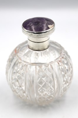 Lot 1340 - A Late Victorian Globular Scent Bottle, the...