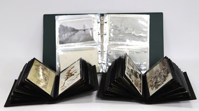Lot 1384 - An Album of WWI Interest Picture Postcards and...
