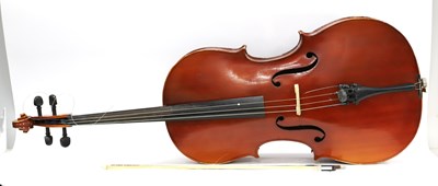 Lot 1272 - A Modern Cello, no label, with bow in a soft...