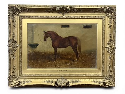 Lot 1169 - ENGLISH SCHOOL The Race Horse 'Ben Dor' in a...