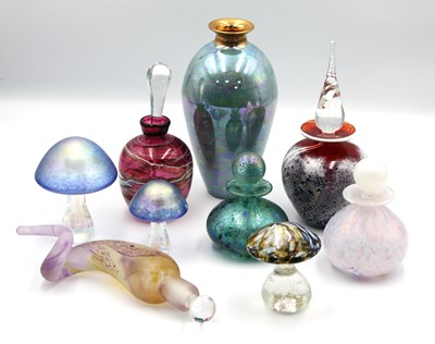 Lot 1006 - A Stewart Ackroyd Studio Glass Scent Bottle,...