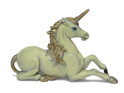 Lot 1314 - A XIX Century Repainted Cast Iron Model of a...