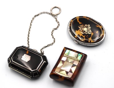 Lot 1339 - A Late XIX Century Tortoiseshell and Mother of...