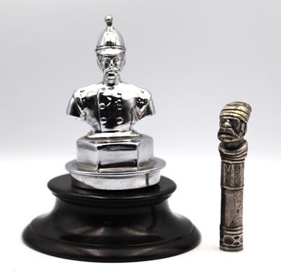 Lot 1354 - A Vintage Chrome Car Mascot, modelled as a...