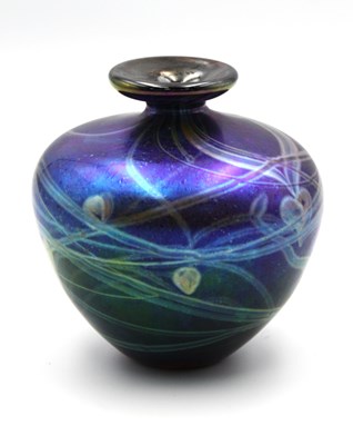 Lot 1002 - A Peter Layton (b.1937) Studio Glass Vase, of...