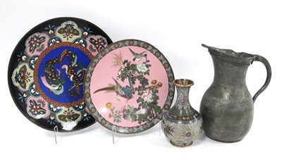 Lot 1109 - A Late XIX Century Japanese Cloisonné Charger,...