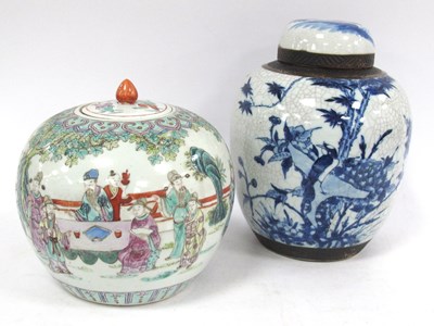 Lot 1116 - A Chinese Early XX Century Pottery Ginger Jar...