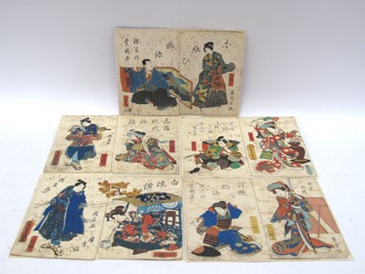 Lot 1133 - KUNISADA TOYOKUNI III (1786-1865) 
Diptych...