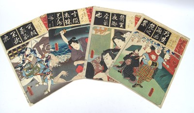 Lot 1134 - KUNISADA TOYOKUNI III (1786-1865) 
Four Prints...