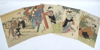 Lot 1147 - UTAGAWA TOYO 1st (1769-1825) 'Three Beauties...