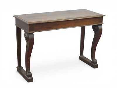 Lot 1530 - A XIX Century Style Oak Console Table, the top...