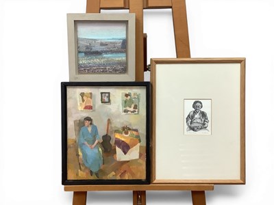 Lot 1210 - PAUL CURTISS (Sheffield Artist) *ARR Figures...