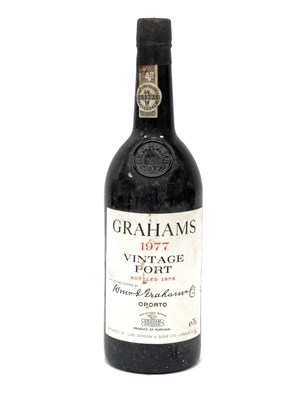 Lot 1484 - Port - Grahams 1977 Vintage Port, bottled 1979,...