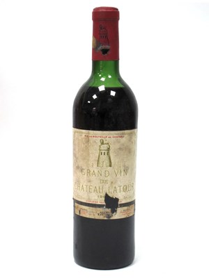 Lot 1483 - Wine - Grand Vin de Chateau Latour 196(?),...