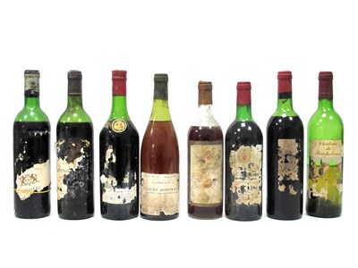 Lot 1463 - Wines - Eight Bottles of Wine, labels in very...