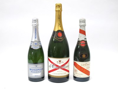 Lot 1470 - Champagne - Monopole Heidsieck Silver Top,...